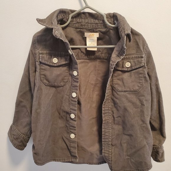 corduroy grey jacket, toddler size 3 - Picture 1 of 2